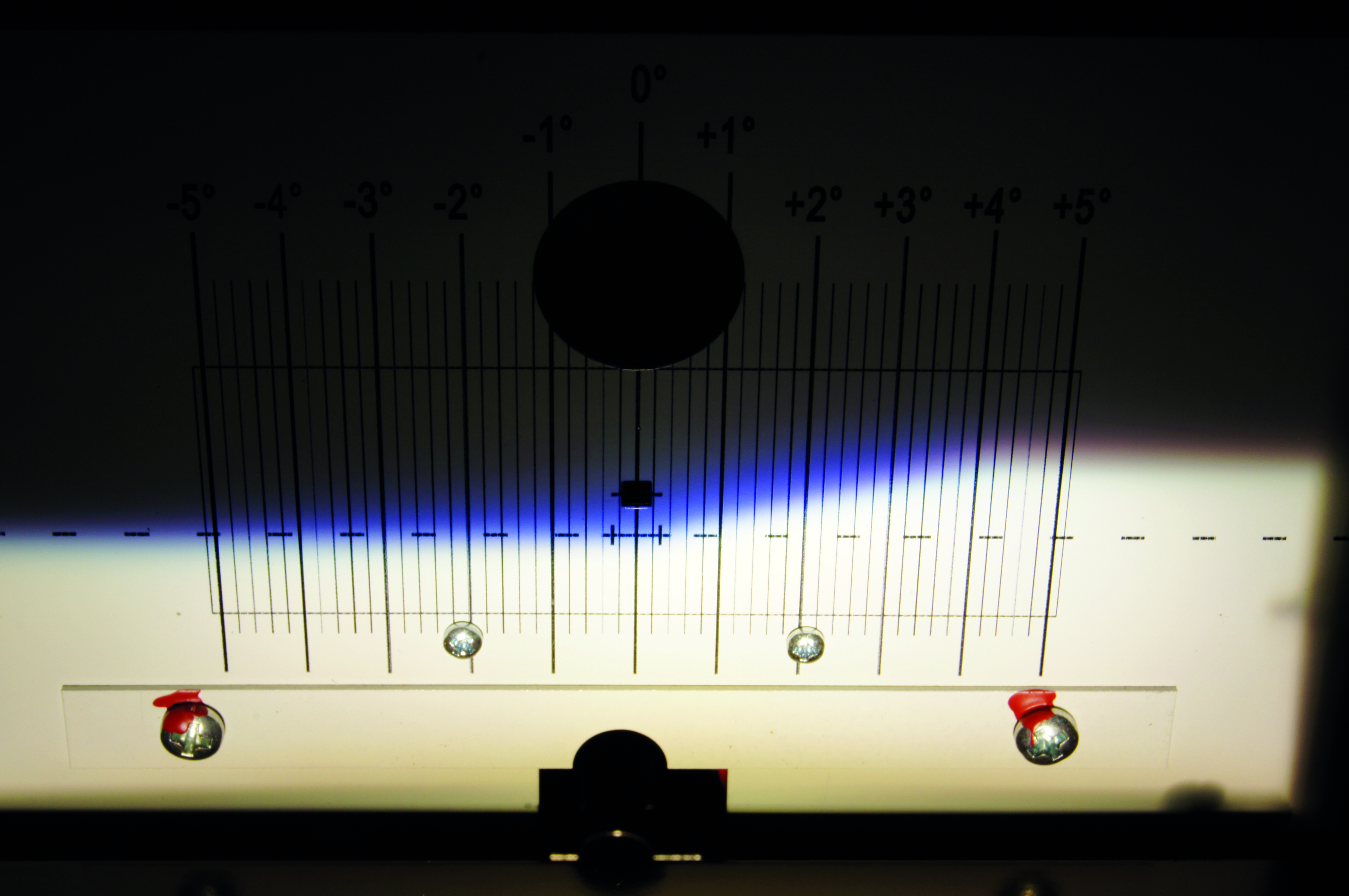 Light distribution: bi-xenon headlamps, dipped beam 