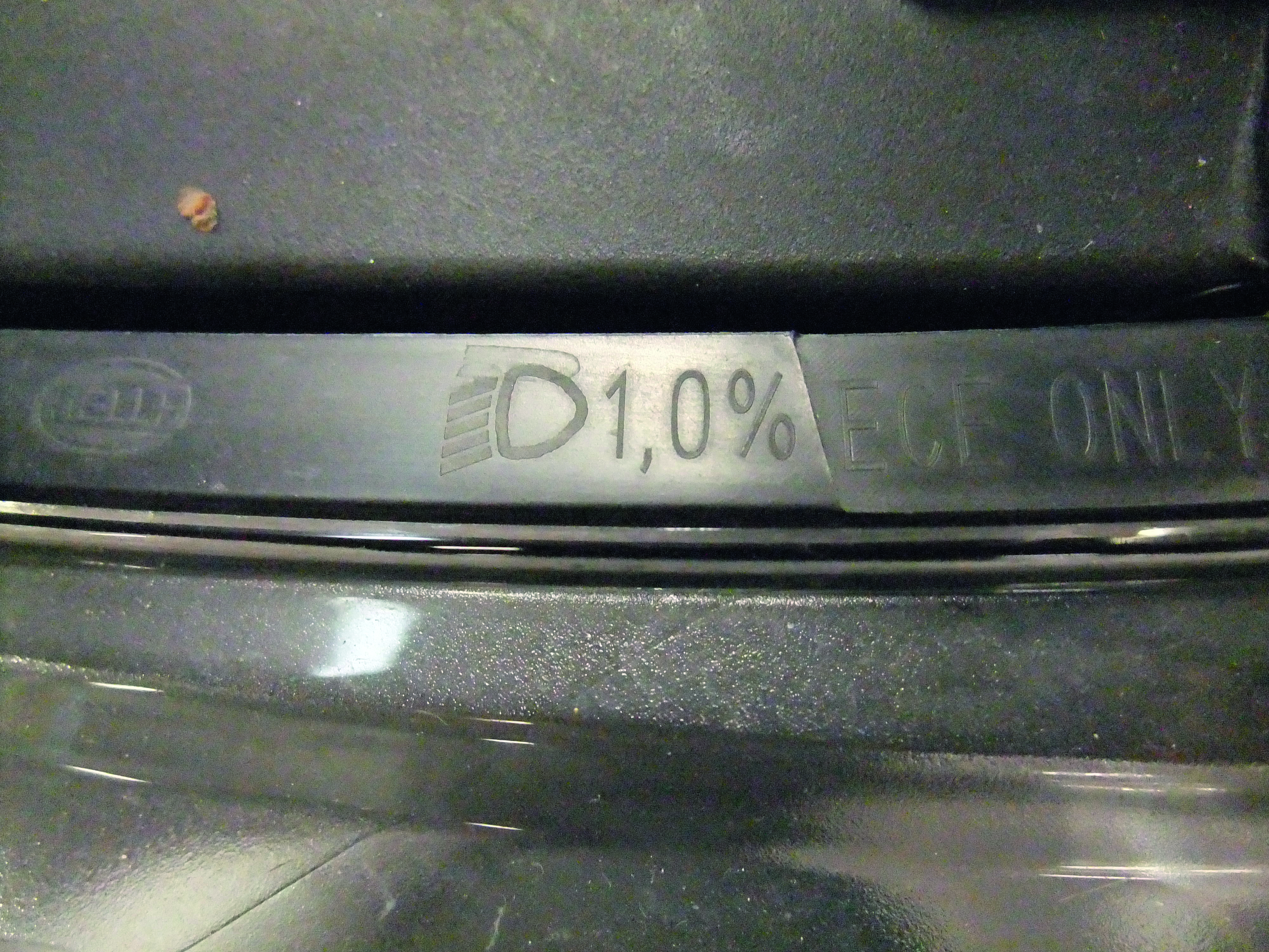 Beamsetter: Forward inclination in % on the headlamp