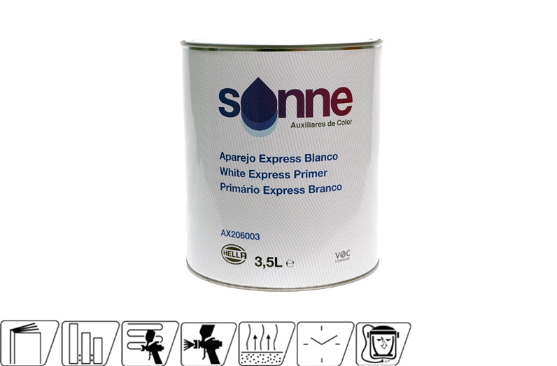 Aparejo express blanco / negro