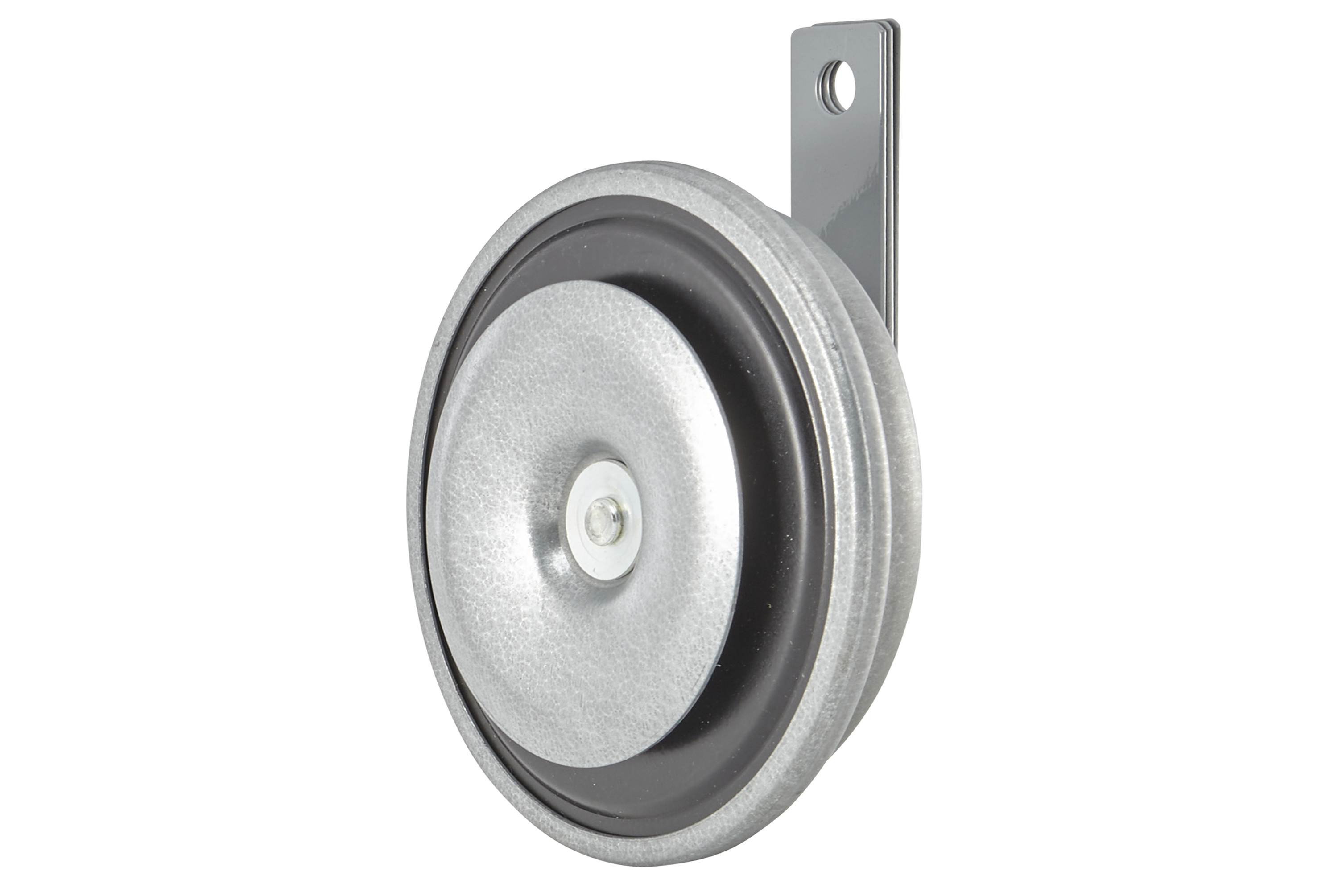 Rich, penetrating sound for greater safety: The durable disc horn impresses with its quality and long range.