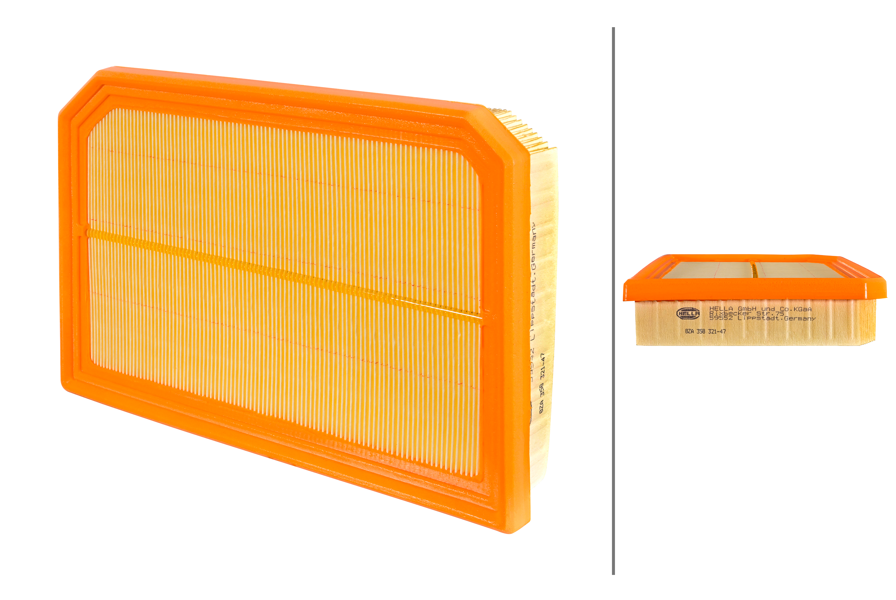 Passenger car air filter for Mercedes-Benz