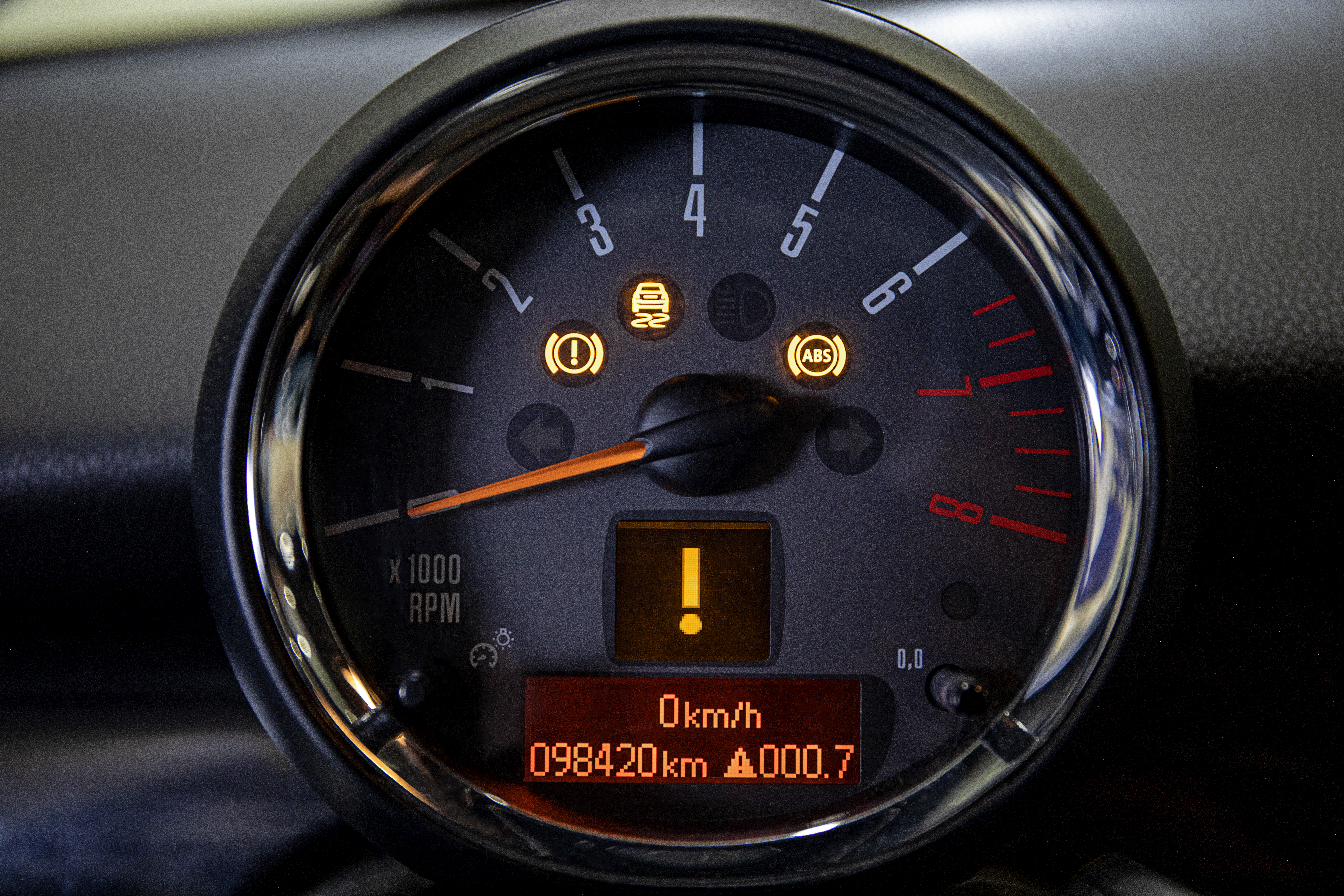 Failure of the ABS/ESP system