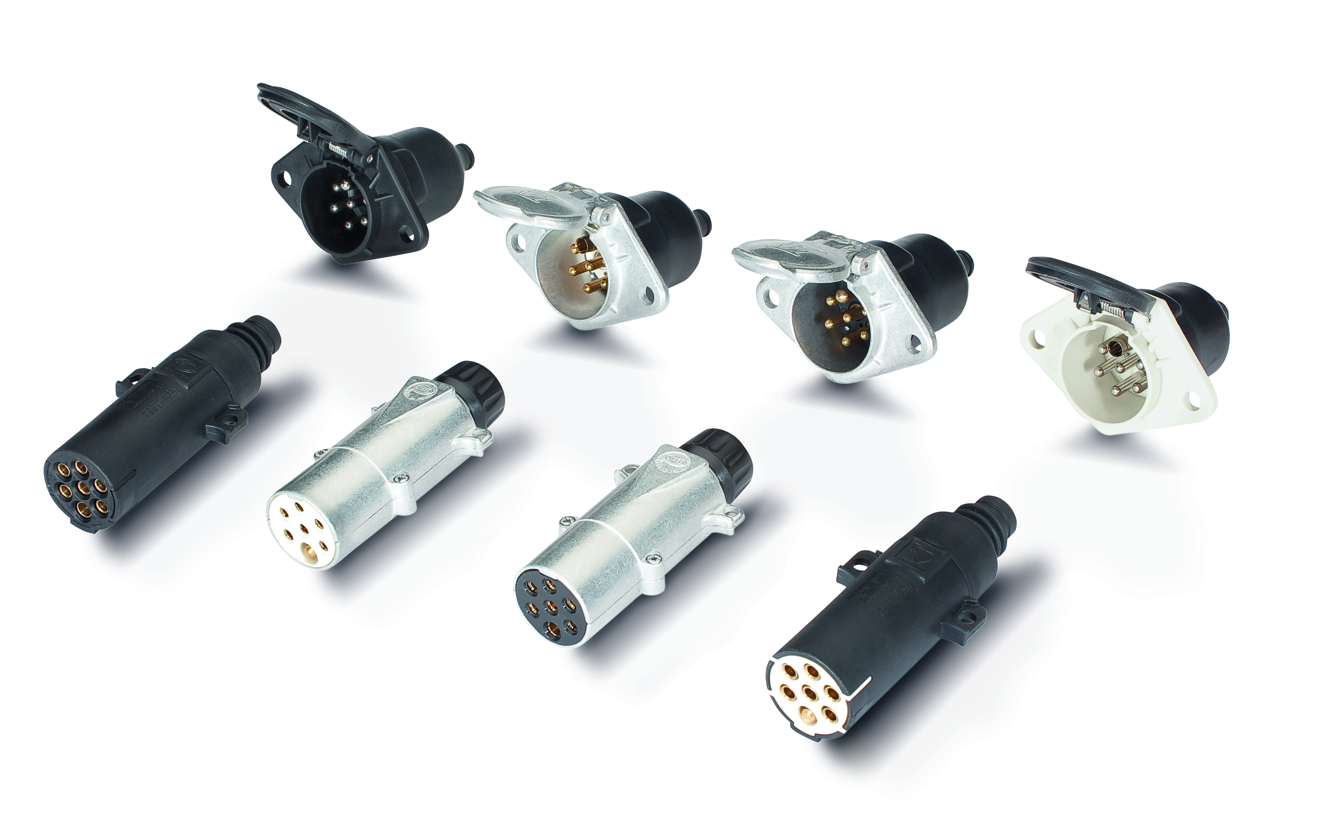 Sistema di connessione a 7 poli secondo ISO 11 85 (tipo N) Sistema di connessione a 7 poli secondo ISO 37 31 (tipo S)