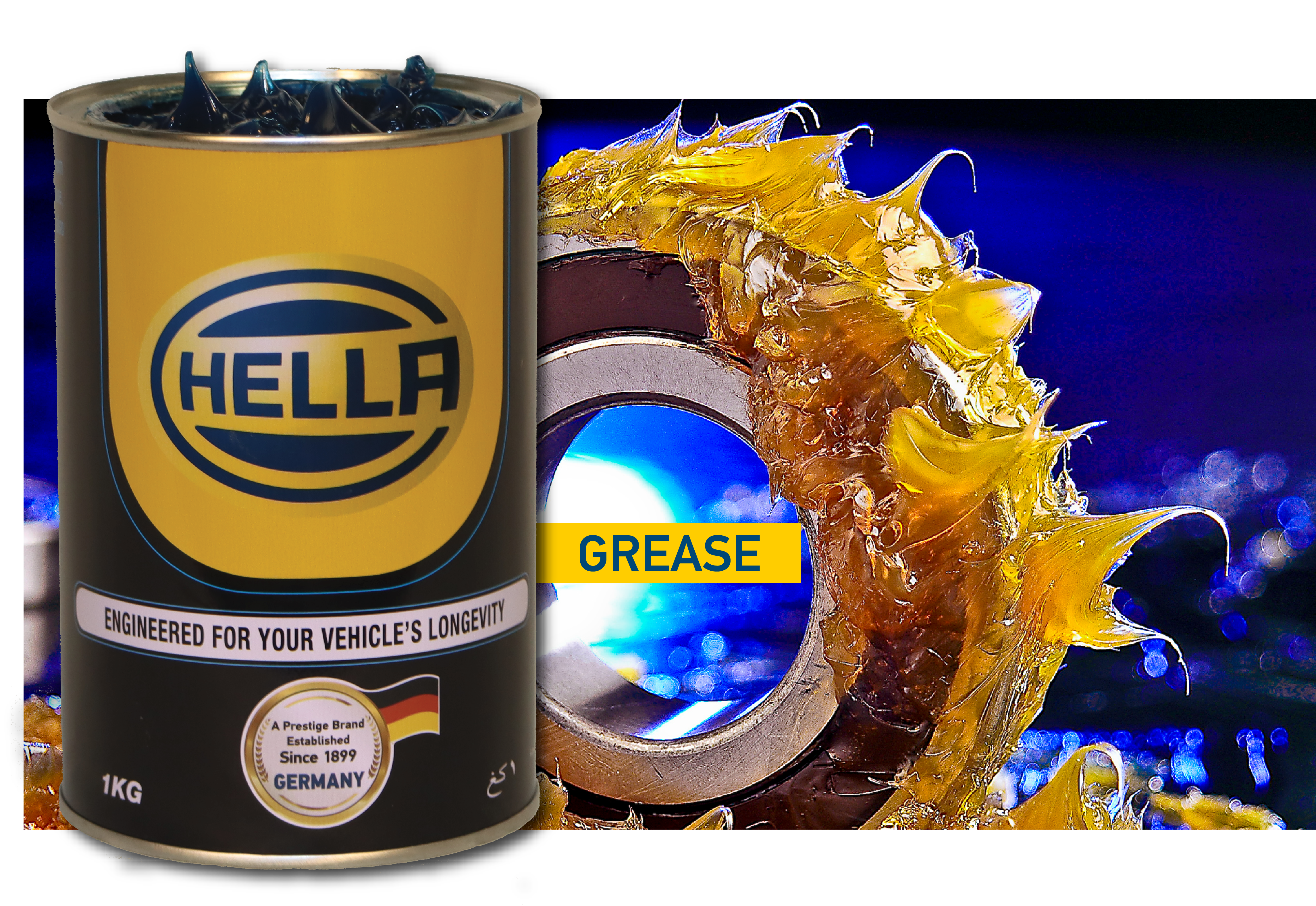 Lubricant product range - grease