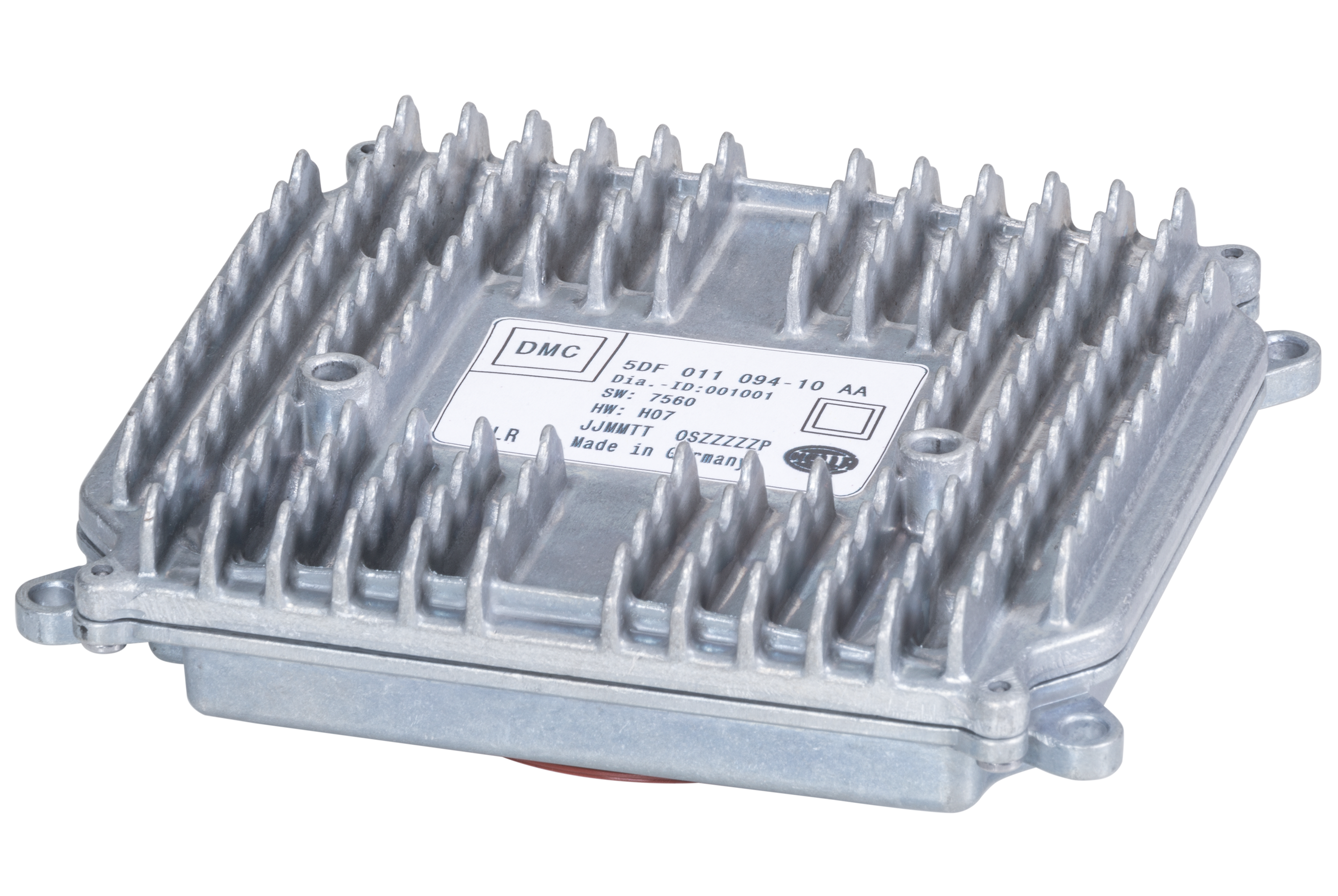 Parte posteriore dell'alloggiamento con alette di raffreddamento