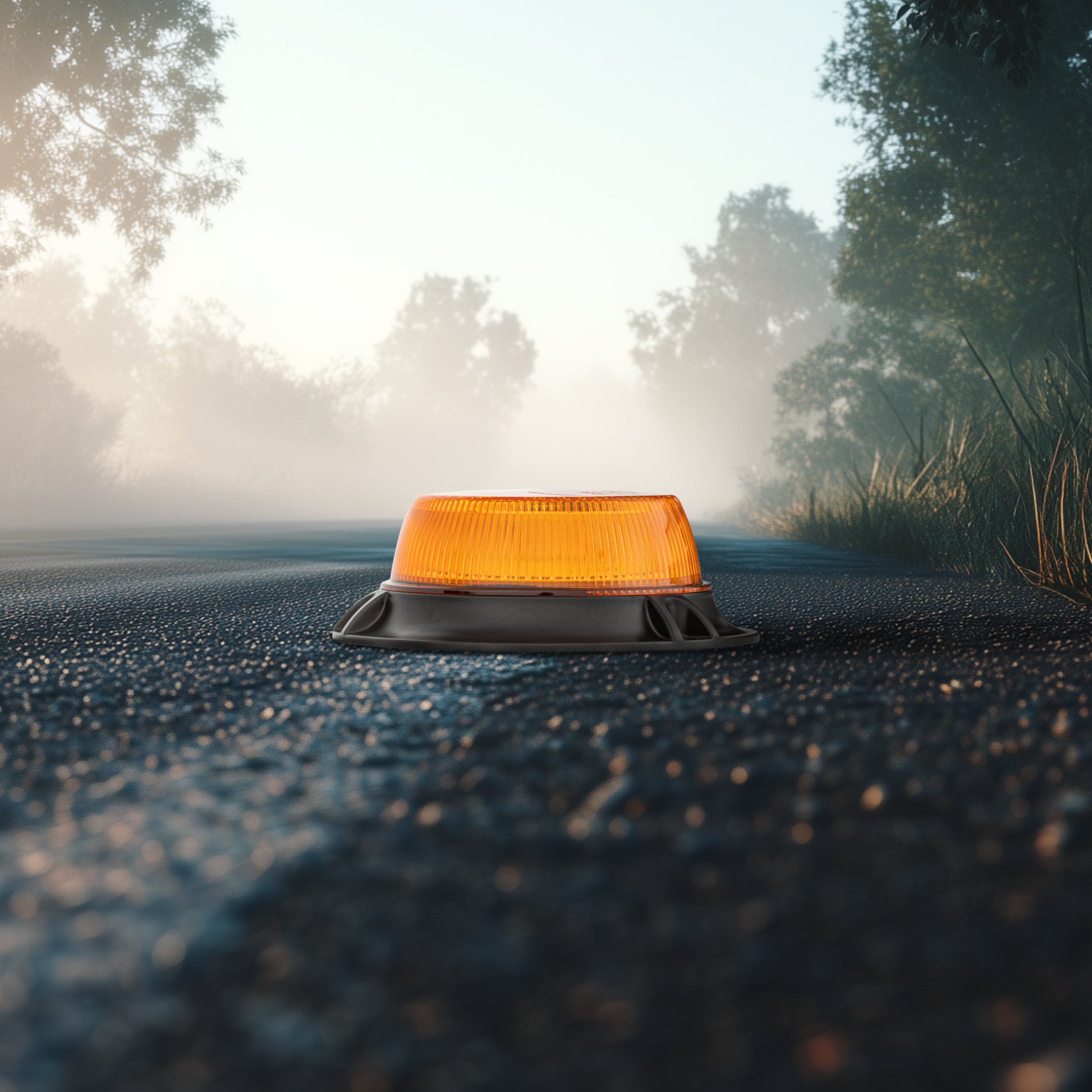 Compact LED warning lamp with high protection class, flexible installation option and contemporary design at an attractive price.