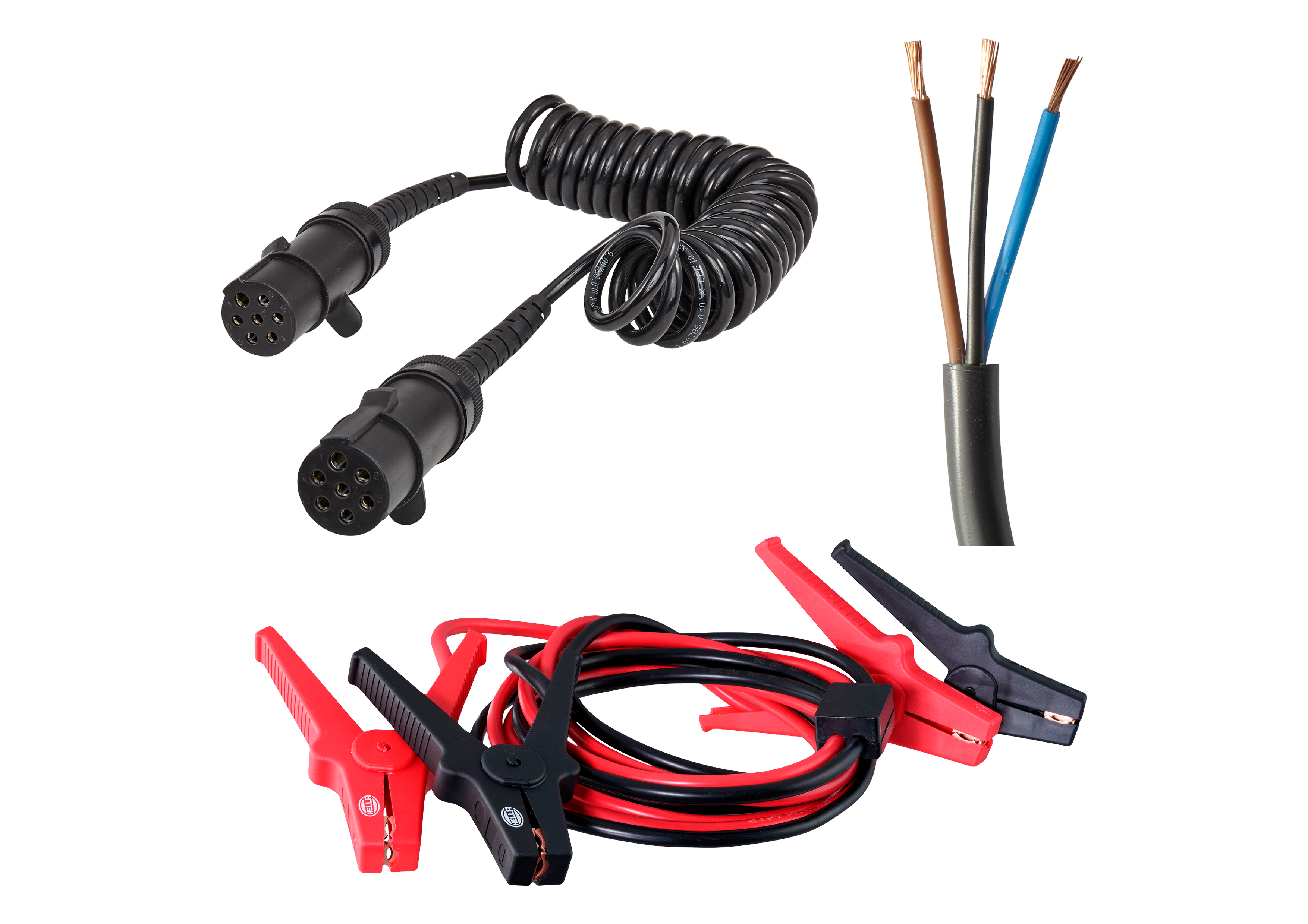 Gruppenbild Leitungen Produkte Installationsmaterial