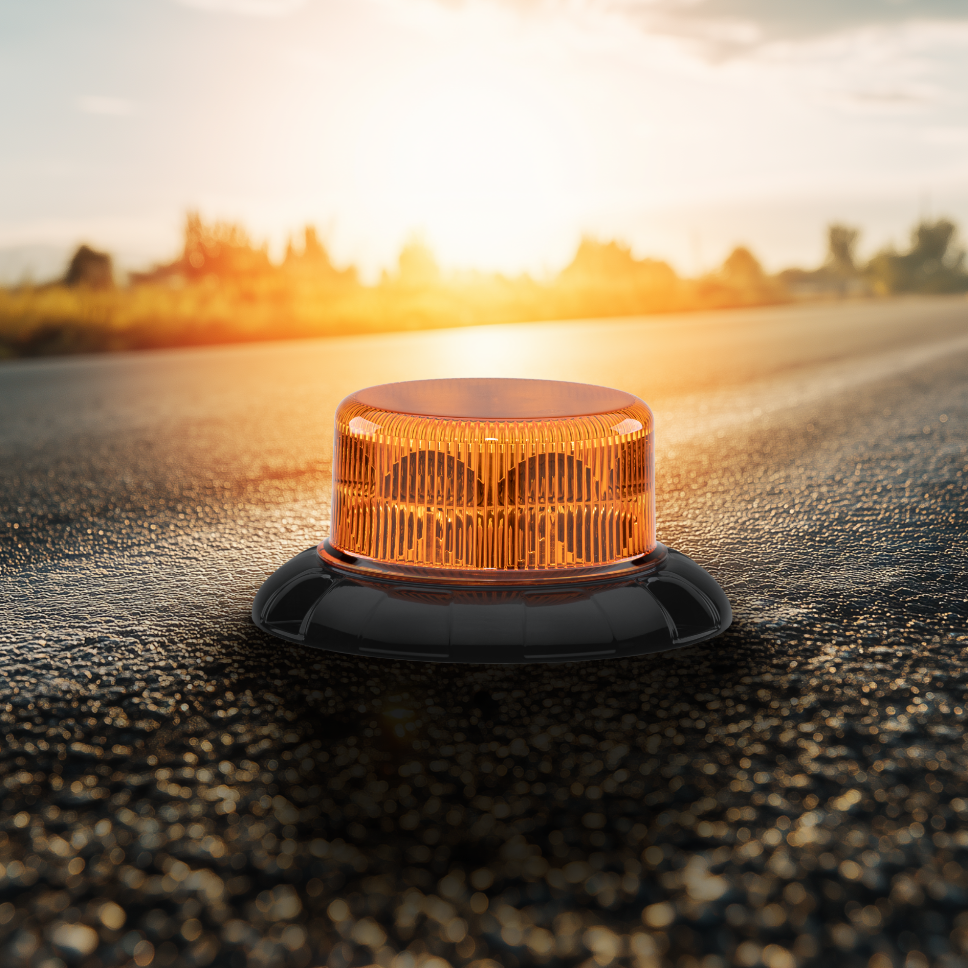 Extremely compact LED beacon with high light intensity – ideal for tight installation spaces and airport applications.