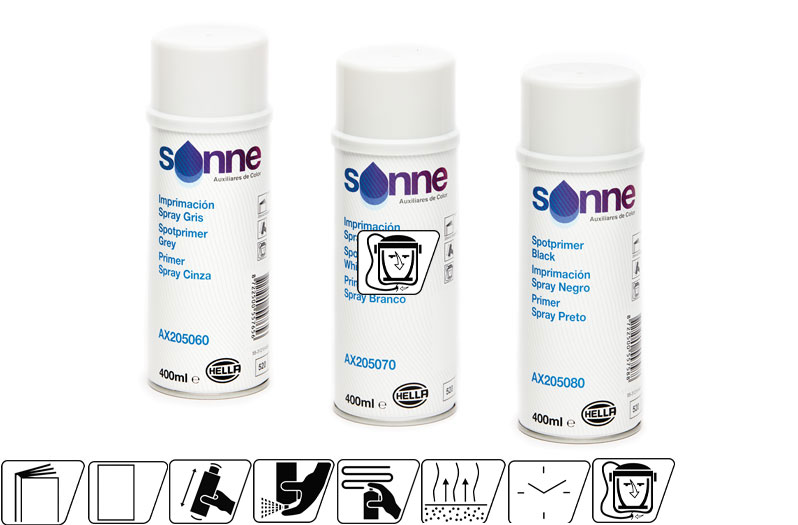 1K Imprimación spray (blanco / gris / negro)