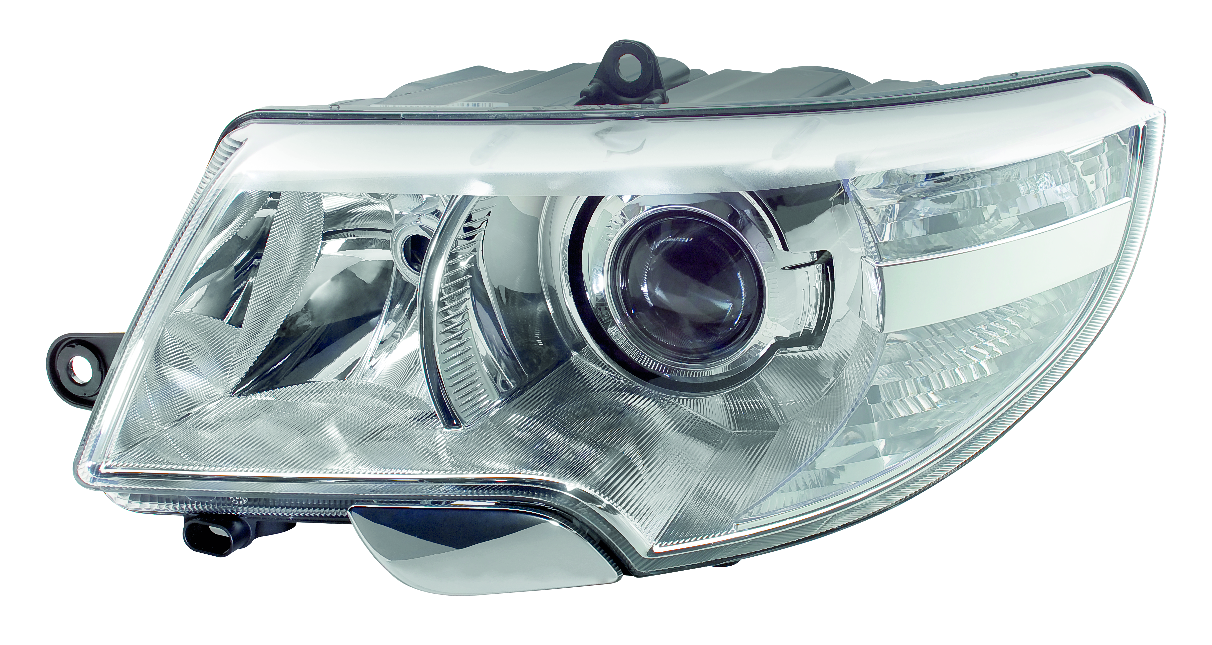 Reflektory samochodowe: szyby rozpraszające bez elementów optycznych