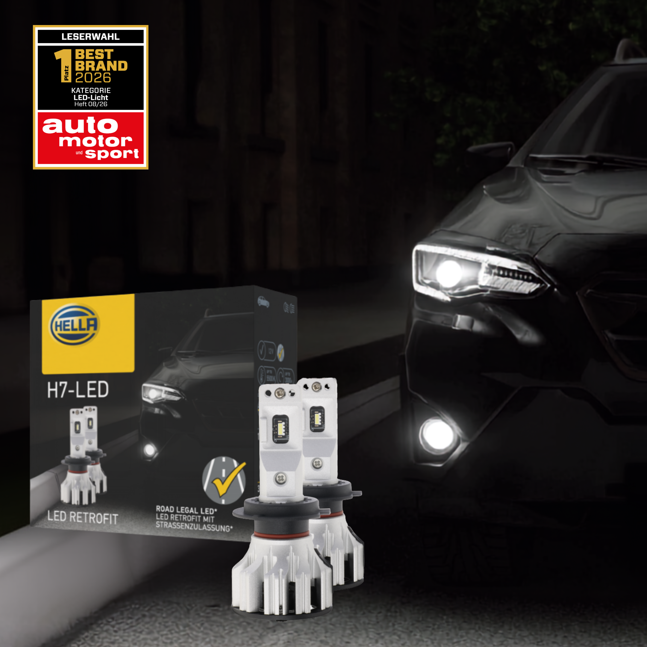 Die neue HELLA Street legal LED H7