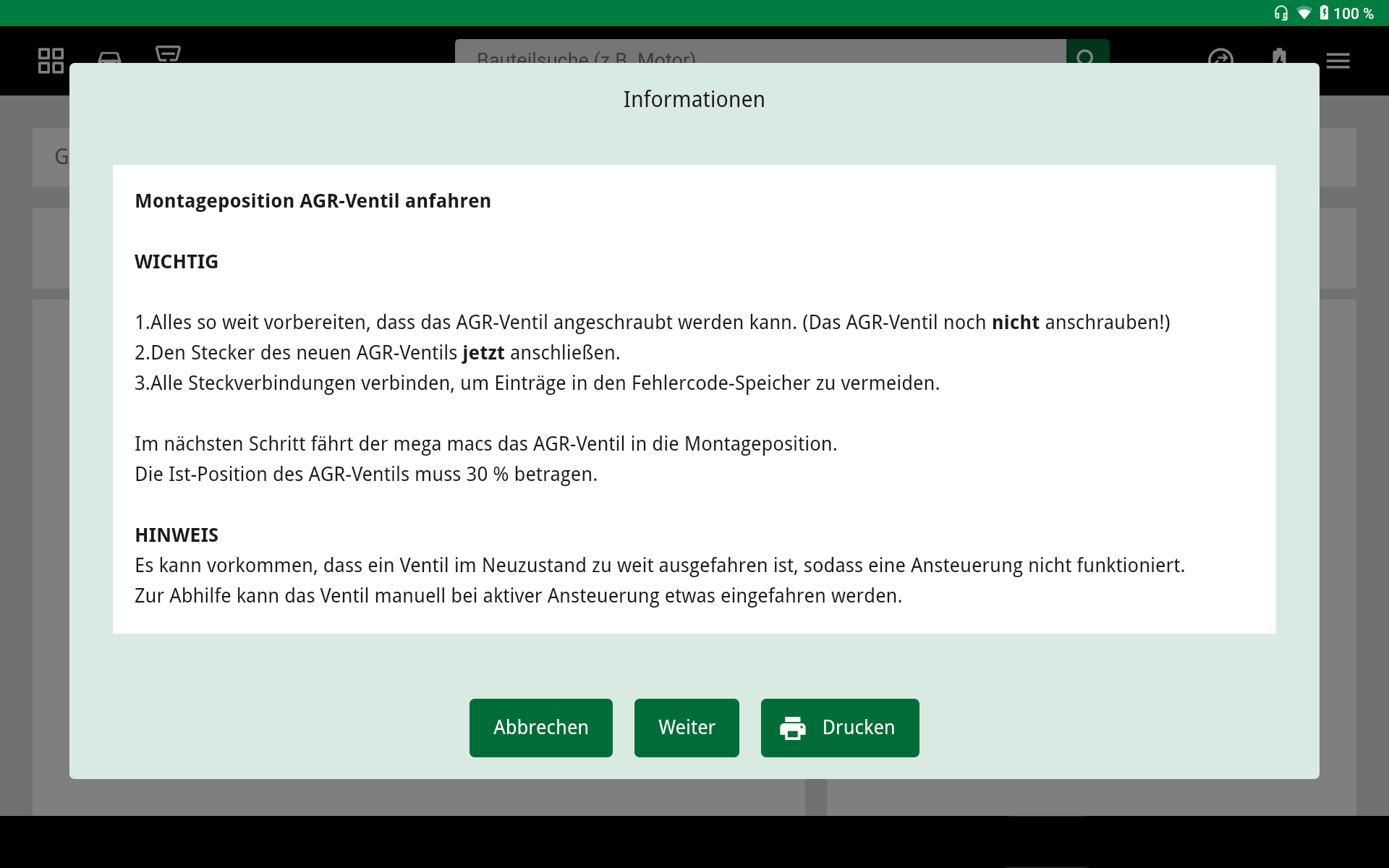 Reparaturhinweis zum Austausch des AGR-Ventil 6NU 014 864-751 - Bild 4)